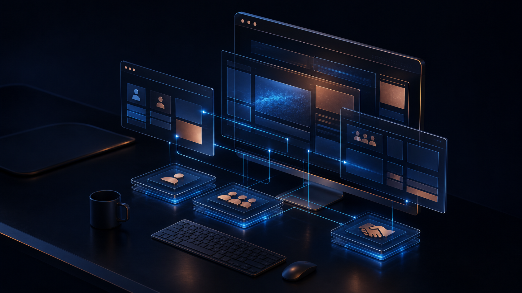 A modular browser workspace for business workflows